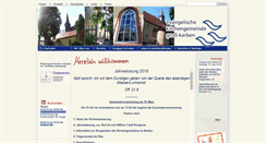 Desktop Screenshot of evkirchegross-karben.de