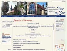 Tablet Screenshot of evkirchegross-karben.de